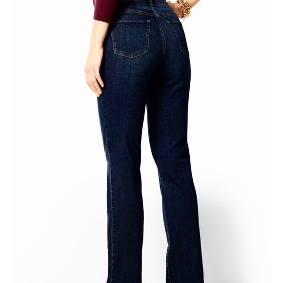 Talbots Heritage Bootcut Midnight Wash Jeans NWT! - Picture 2 of 4